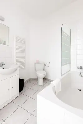 Salle de bains dans l'établissement T3 lumineux Gare et Centre à pied