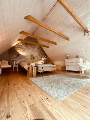 Un ou plusieurs lits dans un hébergement de l'établissement La Casa de Natina Cocoon & Balnéo