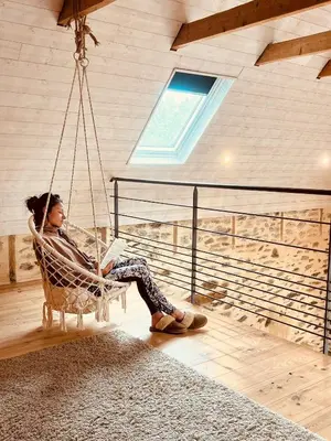 Coin salon dans l'établissement La Casa de Natina Cocoon & Balnéo