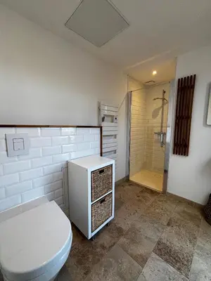 Salle de bains dans l'établissement L'Échappée Ressourçante
