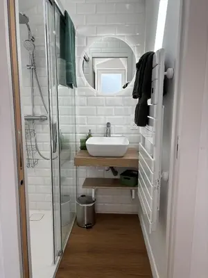 Salle de bains dans l'établissement L'Échappée Ressourçante