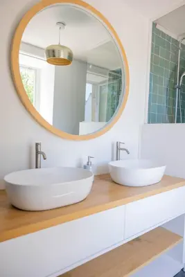 Salle de bains dans l'établissement Baradoz Enez-Tudi