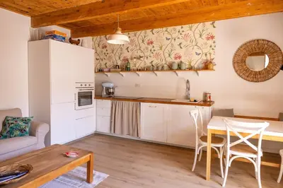 Cuisine ou kitchenette dans l'établissement Baradoz Enez-Tudi