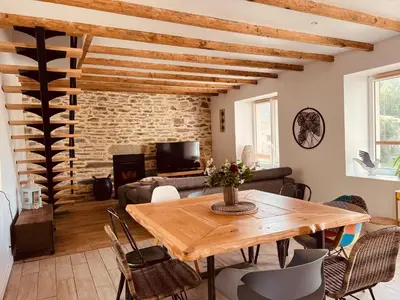 Coin salon dans l'établissement La Casa de Natina Family Home