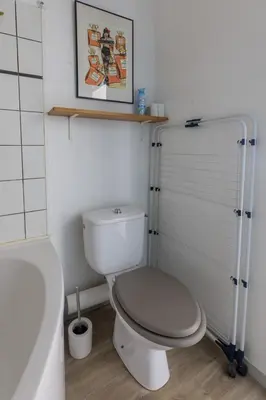 Salle de bains dans l'établissement appartement entre plages et centre historique