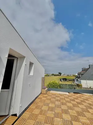 Plan de l'établissement Workshop with sea view 150 m from Pointe du Goudoul beach