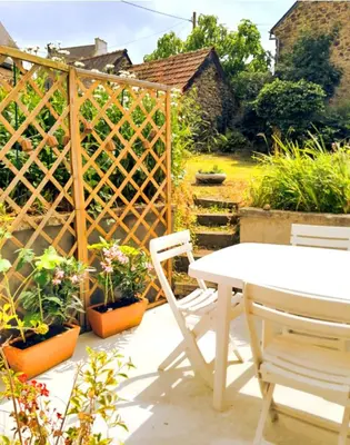 Jardin de l'établissement Maison sur la Presqu'île de Plougastel
