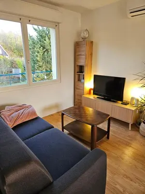 Coin salon dans l'établissement An Ty Bihan Pont-Aven