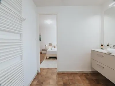 Un ou plusieurs lits dans un hébergement de l'établissement Holiday home just 350 m from the long sandy beach