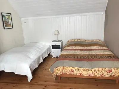 Un ou plusieurs lits dans un hébergement de l'établissement maison bretonne proche plages et commerces