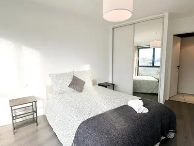 Un ou plusieurs lits dans un hébergement de l'établissement Le Balcon Brestois