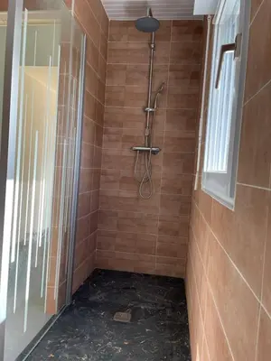 Salle de bains dans l'établissement Charmante maison de campagne