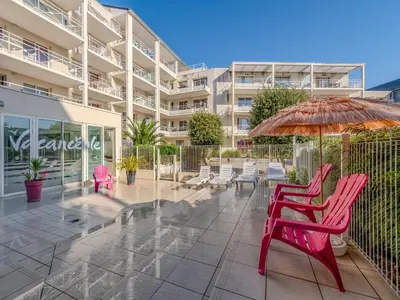 Balcon ou terrasse dans l'établissement D de Bertheaume N104 2P6