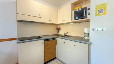Cuisine ou kitchenette dans l'établissement T de Pentrez N01 2P4