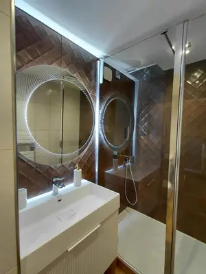 Salle de bains dans l'établissement Les Terrasses de Kerfissien vue mer 2-6 pers Holim' Prest