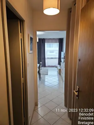 Plan de l'établissement Studio Bénodet à 100 m de la plage et 10 min de quimper