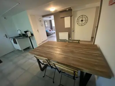 Plan de l'établissement Rez de jardin 2 chambres 5 places