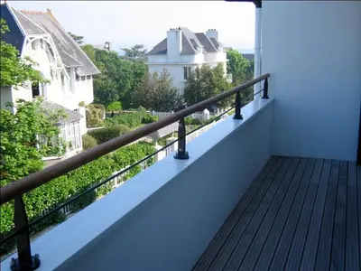Balcon ou terrasse dans l'établissement Résidence Beauséjour