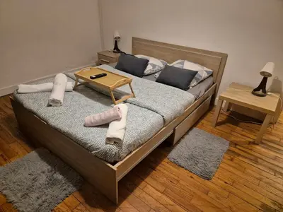 Plan de l'établissement Maison BREST 4 chambres avec TV dans chaque chambre et internet