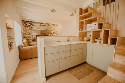 Plan de l'établissement Ty Gwen, maison cosy au bord de mer, idéale pour un séjour en couple