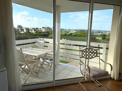Balcon ou terrasse dans l'établissement Villa du Rocher