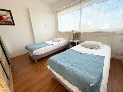 Un ou plusieurs lits dans un hébergement de l'établissement Villa du Rocher