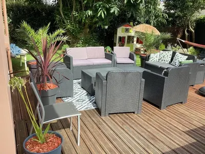 Balcon ou terrasse dans l'établissement La Breiz-Hir