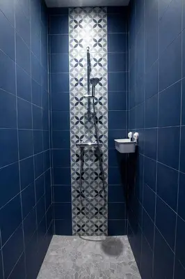 Salle de bains dans l'établissement Appartement Neuf - Port de l'AberWrac'h -