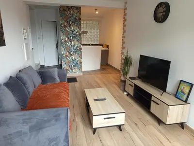 Télévision ou salle de divertissement dans l'établissement Escale a Brest
