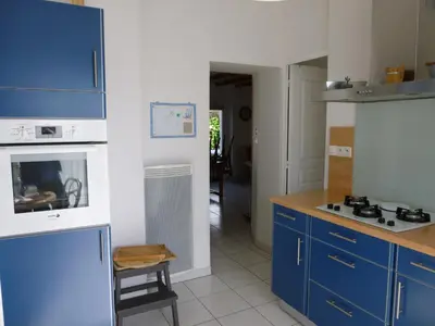 Cuisine ou kitchenette dans l'établissement maison 6 personnes