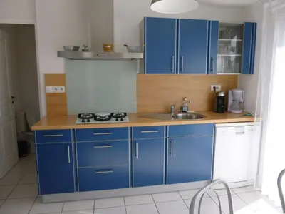 Cuisine ou kitchenette dans l'établissement maison 6 personnes