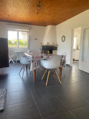 Cuisine ou kitchenette dans l'établissement Maison Plouguerneau St Michel