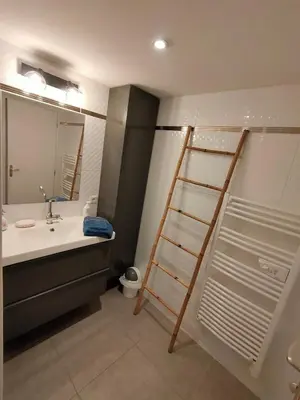 Salle de bains dans l'établissement Logement de Charme en centre ville