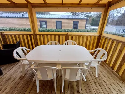 Plan de l'établissement Mobil home 6 personnes 3 chambres