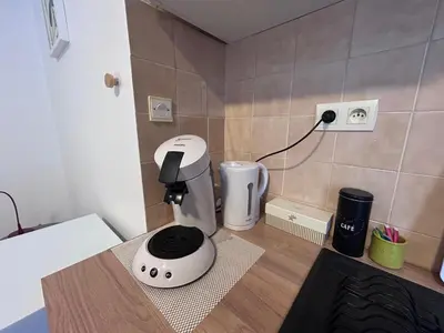 Salle de bains dans l'établissement Le Petit Cocon de Pleyben