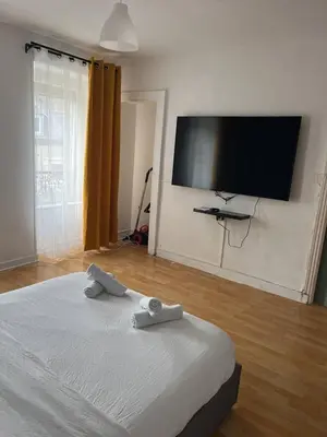 Plan de l'établissement Appartement BREST centre ville avec machine a laver sechante et lave vaisselle