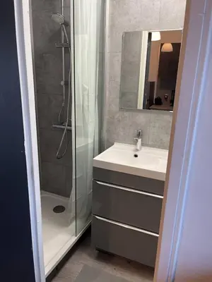 Plan de l'établissement Appartement BREST centre ville avec machine a laver sechante et lave vaisselle