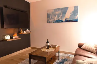 Coin salon dans l'établissement Ty-koad spa
