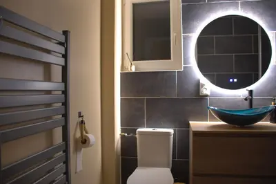Salle de bains dans l'établissement Ty-koad spa