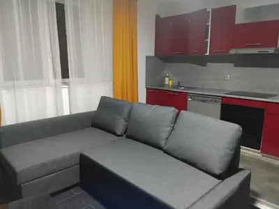 Cuisine ou kitchenette dans l'établissement Appartement BREST tout confort avec internet et TV dans la chambre et le salon