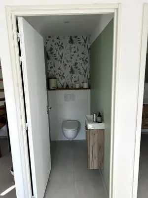 Salle de bains dans l'établissement Le Sillage Vert