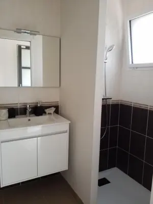 Salle de bains dans l'établissement Armor