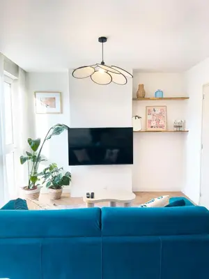 Télévision ou salle de divertissement dans l'établissement Hypercentre Siam - Appartement calme et lumineux