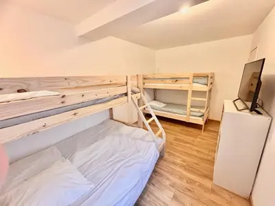 Un ou plusieurs lits dans un hébergement de l'établissement Trezpaol - Sea view House - Maison Vue Mer
