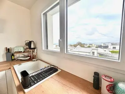 Cuisine ou kitchenette dans l'établissement Trezpaol - Sea view House - Maison Vue Mer