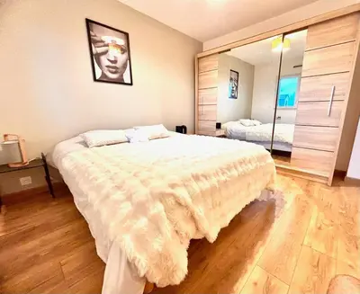 Un ou plusieurs lits dans un hébergement de l'établissement Trezpaol - Sea view House - Maison Vue Mer