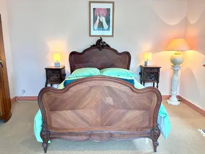 Un ou plusieurs lits dans un hébergement de l'établissement La maison d'Evania - vue mer