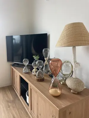 Télévision ou salle de divertissement dans l'établissement Modern house, comfort and decor 5 people