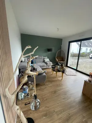 Coin salon dans l'établissement Modern house, comfort and decor 5 people