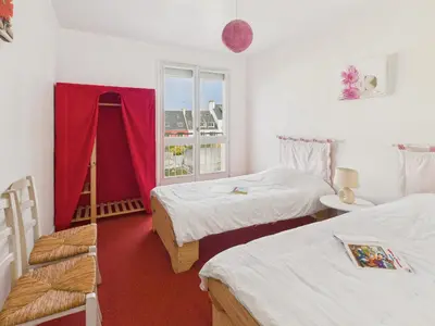 Un ou plusieurs lits dans un hébergement de l'établissement Plein centre - Appartement pour 6 personnes